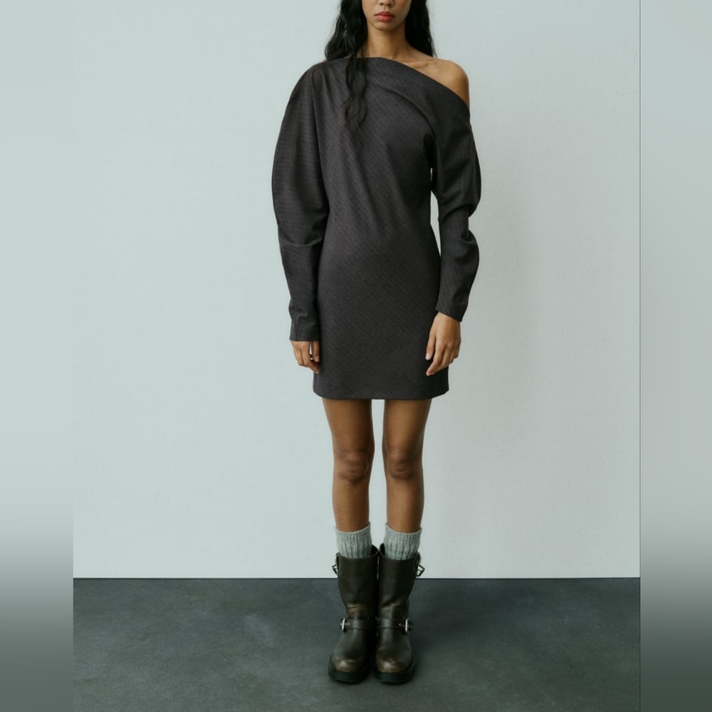 ZARA PINSTRIPE DRESS